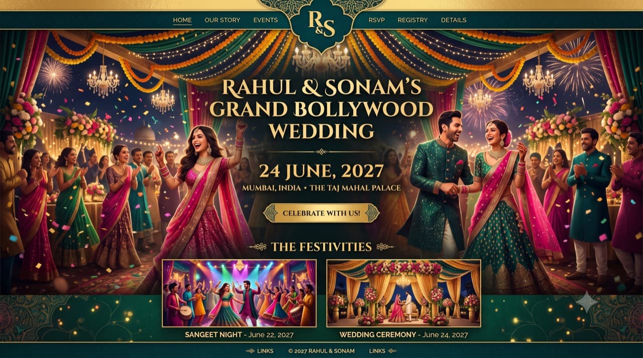 Bollywood Glam Template